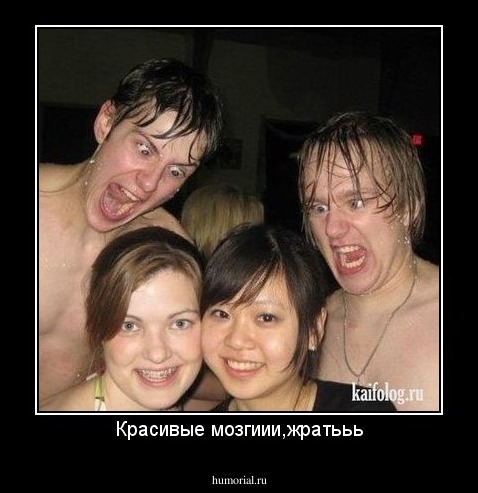 Красивые мозгиии,жратььь
