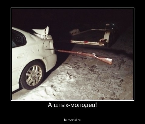 А штык-молодец!