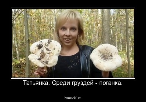 Татьянка. Среди груздей - поганка.