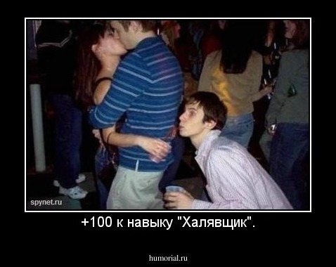 +100 к навыку "Халявщик".