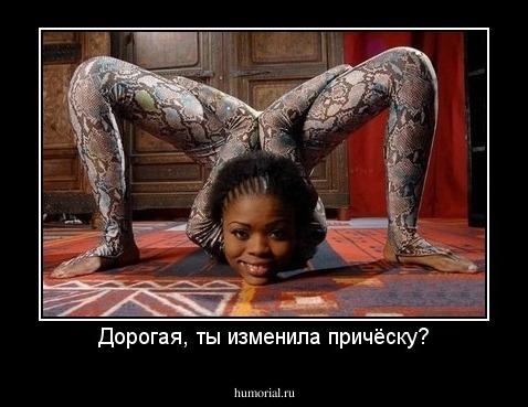 Дорогая, ты изменила причёску?