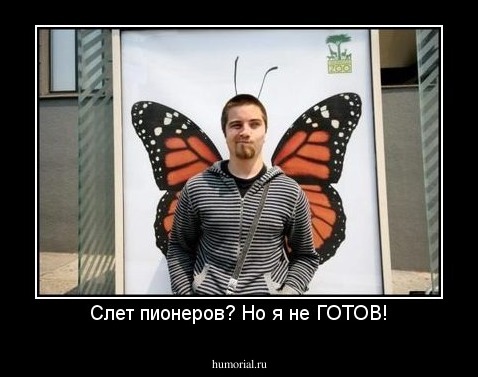 Слет пионеров? Но я не ГОТОВ!