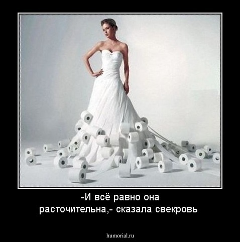 -И всё равно она расточительна,- сказала свекровь