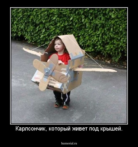 Карлсончик, который живет под крышей.