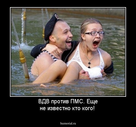 ВДВ против ПМС. Еще не известно кто кого! 