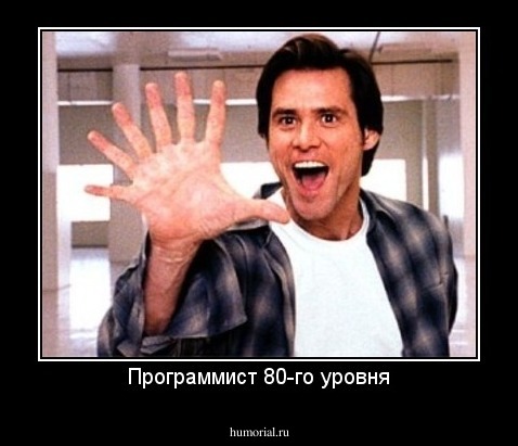 Программист 80-го уровня
