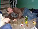 А, у нас в подъезде полы с подогревом...